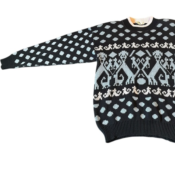 Vintage Acrylic Puppy Sweater - Picture 3 of 9